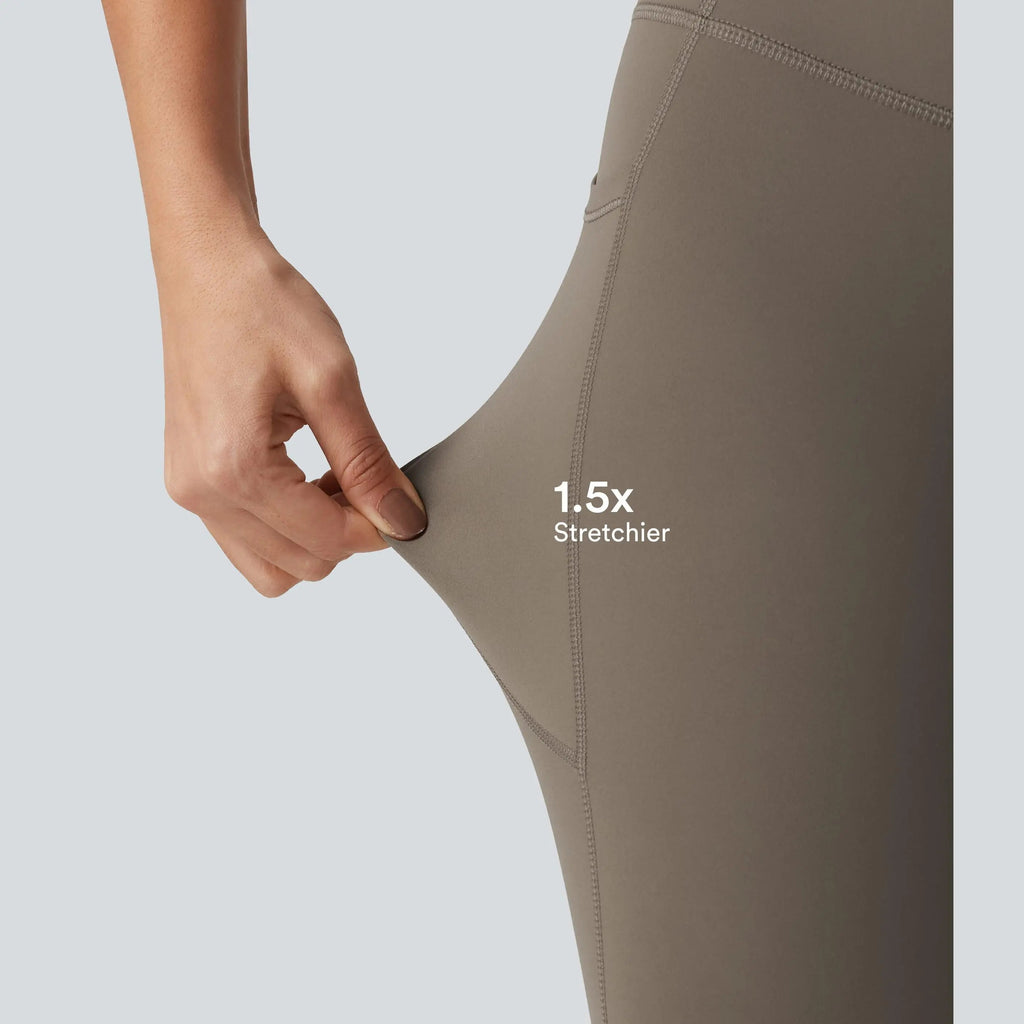 High Waisted Tummy Control Pocket Shaping Training Leggings