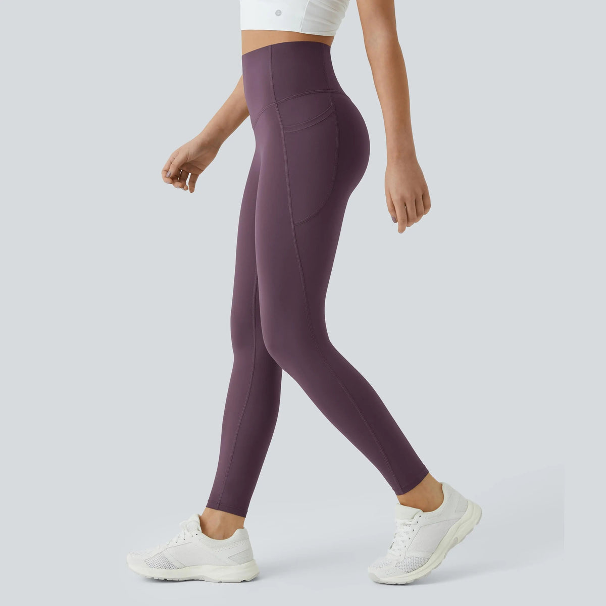 High Waisted Tummy Control Pocket Shaping Training Leggings