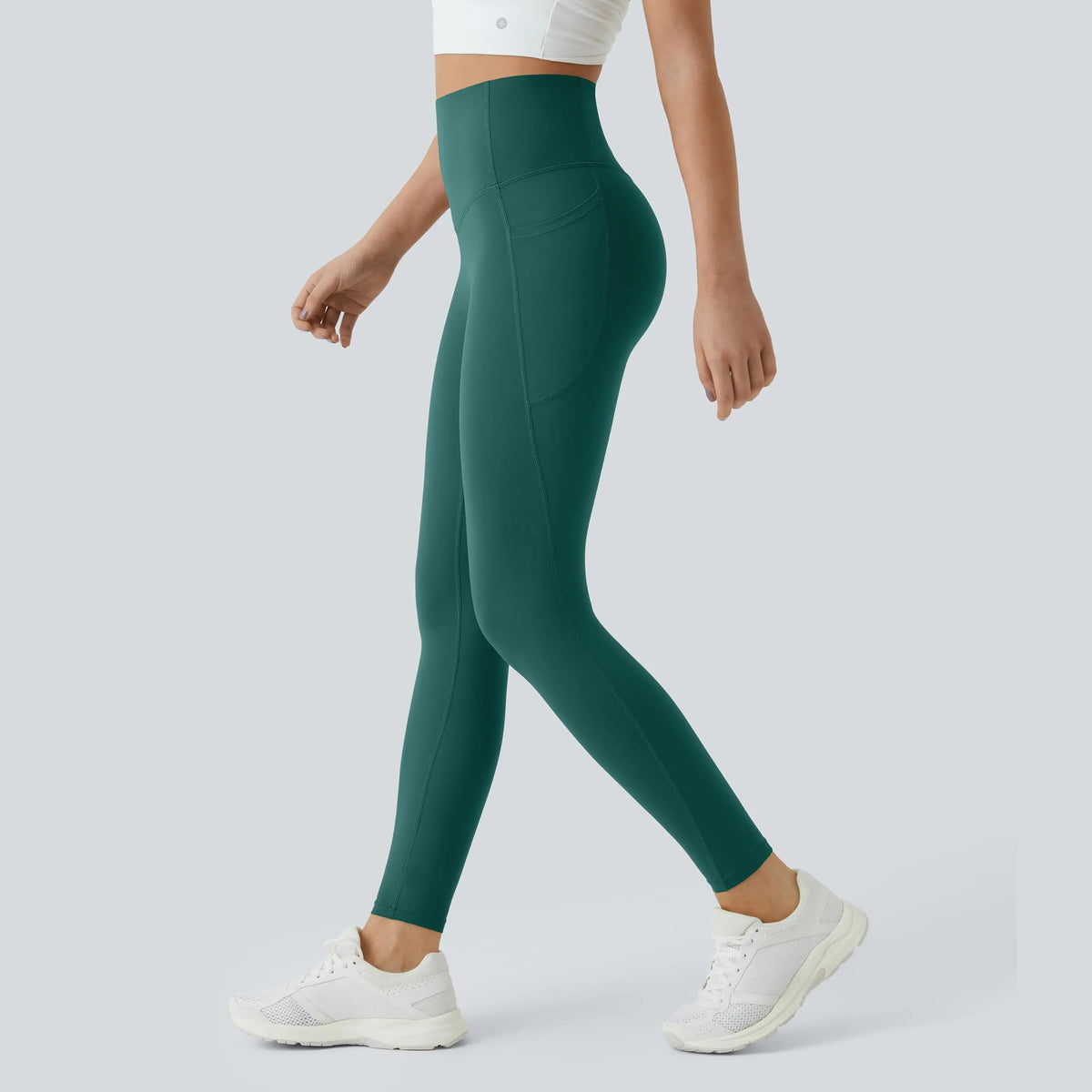High Waisted Tummy Control Pocket Shaping Training Leggings