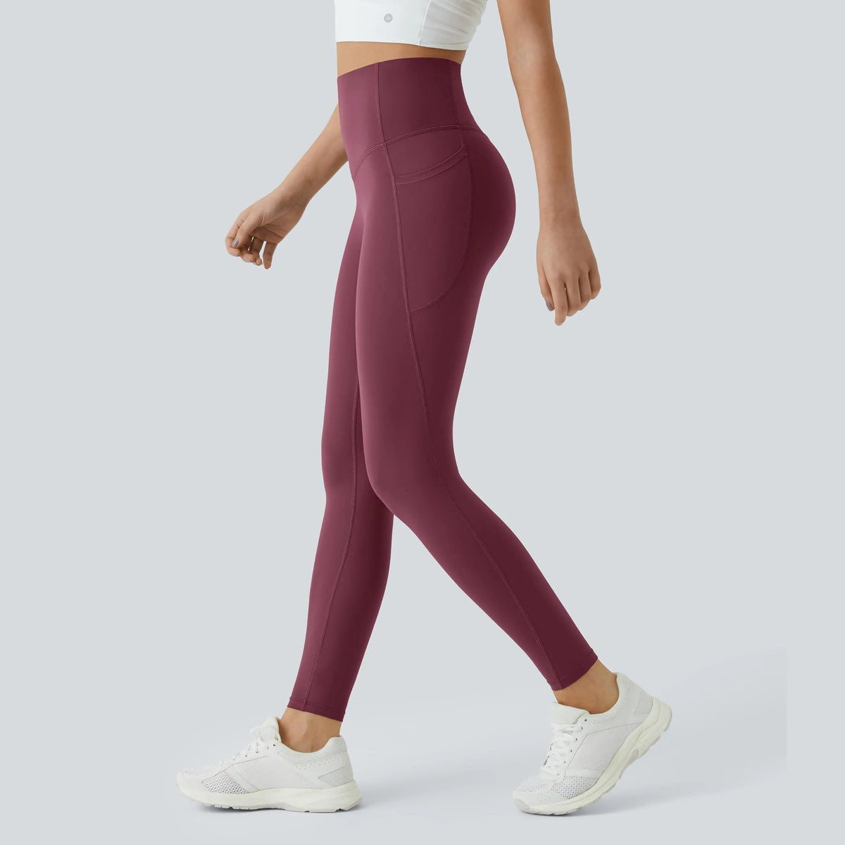 High Waisted Tummy Control Pocket Shaping Training Leggings