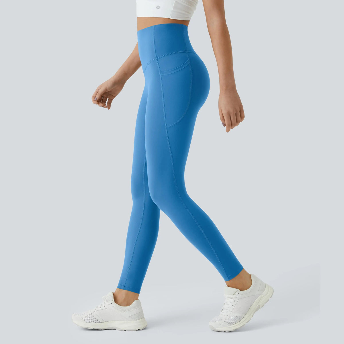 High Waisted Tummy Control Pocket Shaping Training Leggings