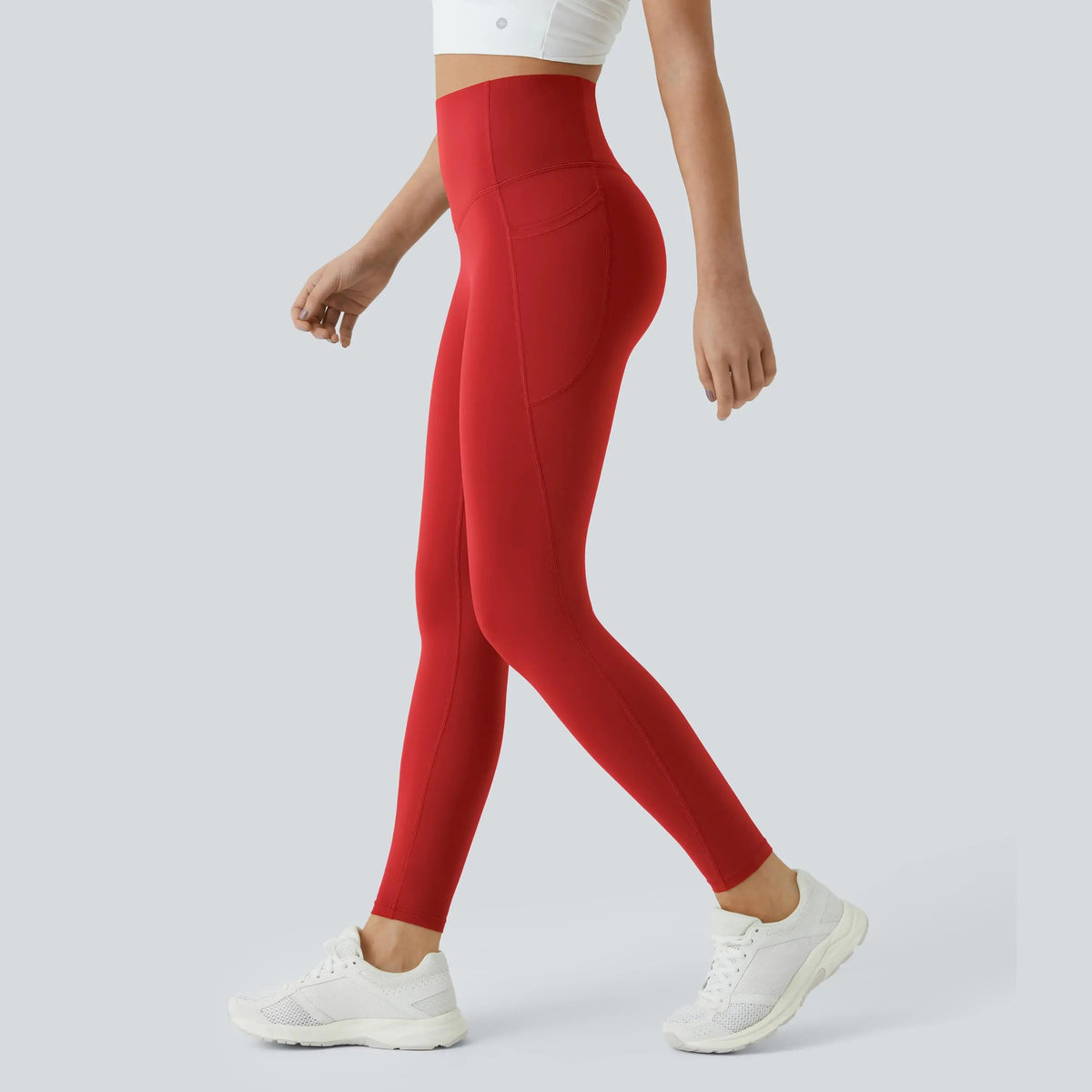 High Waisted Tummy Control Pocket Shaping Training Leggings