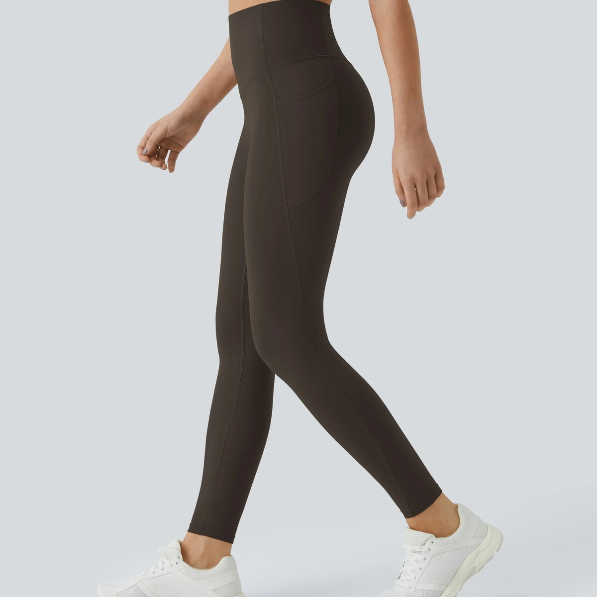 High Waisted Tummy Control Pocket Shaping Training Leggings