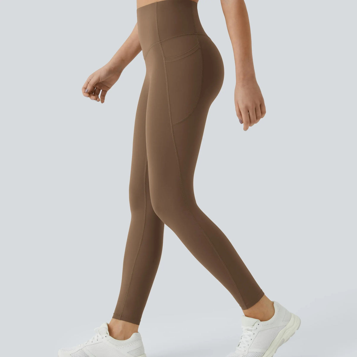High Waisted Tummy Control Pocket Shaping Training Leggings