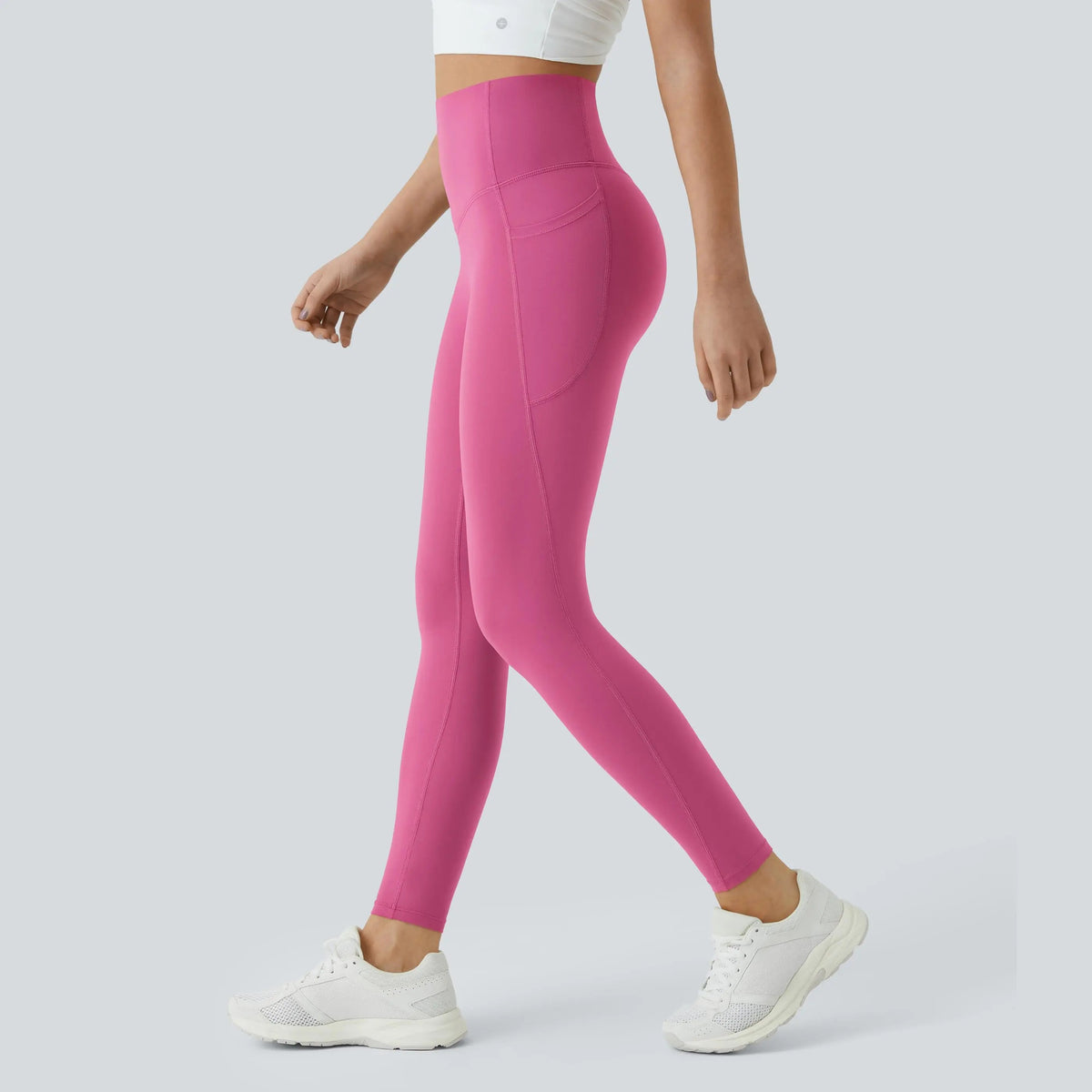 High Waisted Tummy Control Pocket Shaping Training Leggings