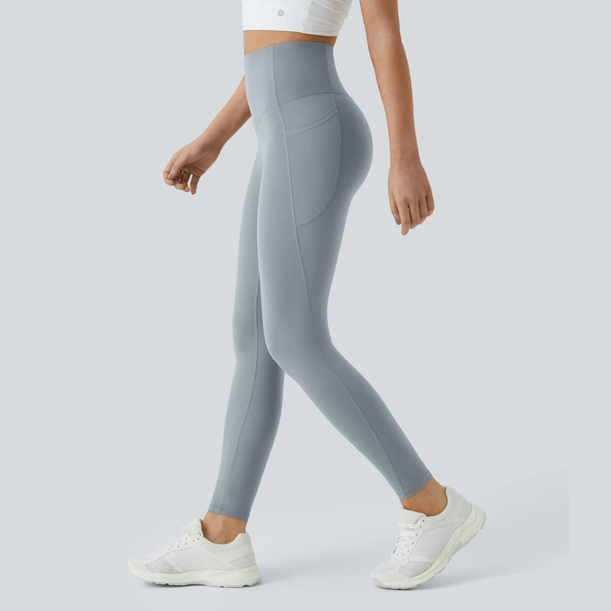 High Waisted Tummy Control Pocket Shaping Training Leggings