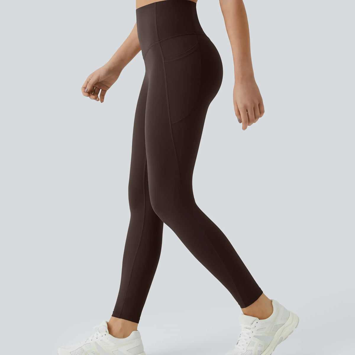 High Waisted Tummy Control Pocket Shaping Training Leggings